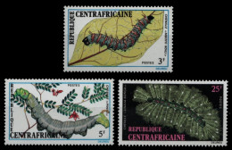 Zentralafrikanische Rep. 1972 - Mi-Nr. 318-320 ** - MNH - Insekten / Insects - Centrafricaine (République)