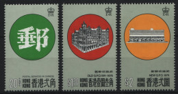 Hongkong 1976 - Mi-Nr. 326-328 ** - MNH - Hauptpostamt - Ungebraucht