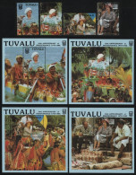 Tuvalu 1988 - Mi-Nr. 528-531 & Block 34-37 ** - MNH - Queen Elizabeth - Tuvalu