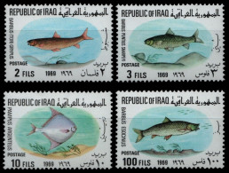 Irak 1969 - Mi-Nr. 548-551 ** - MNH - Fische / Fish - Iraq