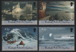 BAT / Brit. Antarktis 2000 - Mi-Nr. 311-314 ** - MNH - "Antarktische Symphonie" - Neufs