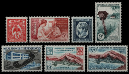 Neukaledonien 1960 - Mi-Nr. 370-376 ** - MNH - 100 Jahre Postdienst - Neufs