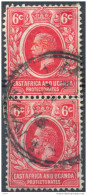 Em664: EAST AFRICA AND UGANDA PROTECTORATES : Y.&T. :.N° 135 : Paar... 1 Stamp Damaged... - Herrschaften Von Ostafrika Und Uganda