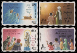 Fidschi 1990 - Mi-Nr. 628-631 ** - MNH - Weihnachten / X-mas - Fiji (...-1970)
