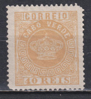 Timbre Neuf* Du Cap Vert De 1881 N°13 MNG - Isola Di Capo Verde