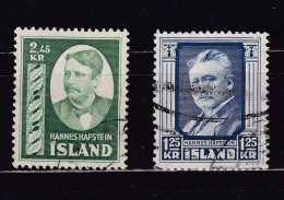 Iceland 1954 H.Hafstein Used Key Stamp 15675 - Oblitérés