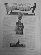 1909 NOEL JOUR DE L AN PAPILLOTE CRAKERS  1 JOURNAL ANCIEN - Sin Clasificación