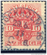 Zw522:  TJ32:  10 Öre : STOCKHOLM 16 - Dienstmarken