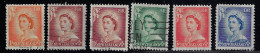 NEW ZEALAND 1953-57  SCOTT #289...293 USED - Used Stamps