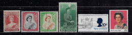 NEW ZEALAND 1953-1985 SCOTT #296,297,299,303,449,828 USED - Usados