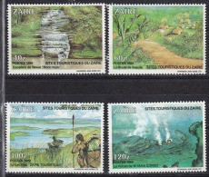 Zaire - 1414/1417 -  Sites Touristiques - 1990 - MNH - Neufs