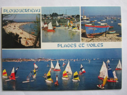 CPA PLOUGUERNEAU PLAGES ET VOILES MULTIVUES   * - Plouguerneau