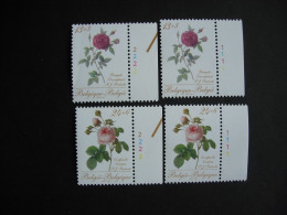 Belgique.2280/81**  Numéros De Planches Roses - 1981-1990