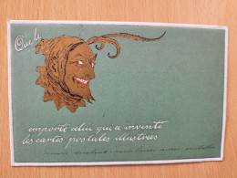Que Le Diable Emporte Celui Qui A Inventé Les Cartes Postales Illustrées - Autres & Non Classés