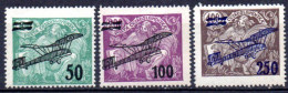 Tchecoslovaquie:: Yvert N° A 7/9* - Airmail