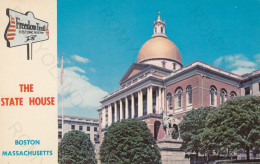 CARTOLINA  BOSTON,MASSACHUSETTS,STATI UNITI-THE STATE HOUSE-NON VIAGGIATA - Boston