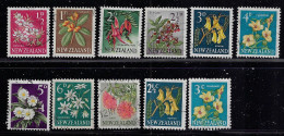 NEW ZEALAND 1960-1967  SCOTT #333...341,385,386 USED - Used Stamps