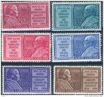 _Na644: VATICAN: Y.&T.N° 194/9 : X: Mint Hinged - Used Stamps