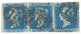 Bp91:SG13-15:   E__D - E__E - E__F :  Plate 4 : 2 Stamps With 4 Good Margins - Usati