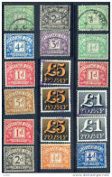 _Ix800: 18 Stamps ...... - Strafportzegels