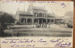 Flémalle Grande - Rare - La Gare - Envoyée En 1903 En Chine - Flémalle