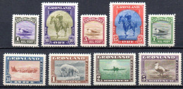 Groenland:: Yvert N° 10/18**; MNH; Cote 405€ - Ongebruikt