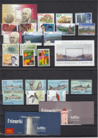 Iceland 2002 - Full Year MNH ** - Annate Complete