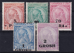 ALBANIA 1914 - MLH - Sc# 47-52 - Complete Set! - Albanië