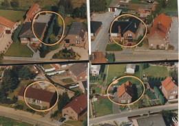 Ophoven / Kinrooi : Landweg , De Belder , Dikke Linde , Leustraat ----  4 Luchtfoto's - Kinrooi