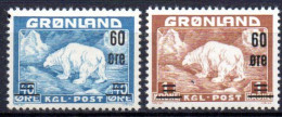 Groenland:: Yvert N° 28/29**; MNH; Cote 115€ - Ongebruikt