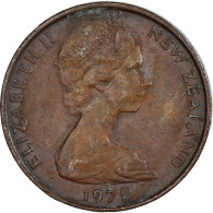 Monnaie, Nouvelle-Zélande, 2 Cents, 1975 - Nouvelle-Zélande