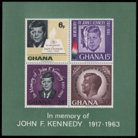 Ghana 1965 - Mi-Nr. Block 19 ** - MNH - Kennedy - Ghana (1957-...)