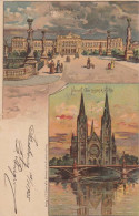 STRASSBURG STRASBOURG UNIVERSITAT UNIVERSITEE NEUE GARNISONKIRCHE EGLISE SAINT PAUL 1905 - Strasbourg