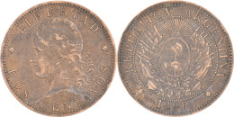 Argentine - 1891 - DOS CENTAVOS - 16-198 - Argentina