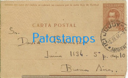 218461 ARGENTINA JUJUY CANCEL AMBULANT YEAR 1944 CIRCULATED TO BUENOS AIRES POSTAL STATIONERY POSTCARD - Entiers Postaux