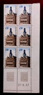 France 1967 Neufs N** Bloc De 6 Timbres YT N° 1499 Saint Quentin - Ganze Bögen