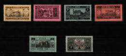 (H-P001/6) 1938 SANDJAK D'ALEXANDRETTE OVERPRINT ON SYRIA POSTAGE TAXE STAMPS SET MNH** - 1934-39 Sandschak Alexandrette & Hatay