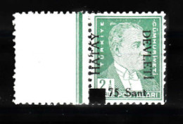 (H-11) 1939 BLACK "" HATAY DEVLETI "" OVERPRINTED POSTAGE STAMPS ON TURKISH REPUBLIC POSTAGE STAMPS MH* ERROR - 1934-39 Sandjak Alexandrette & Hatay