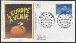 FRANCE FDC 1985 Conseil De L EUROPE - Cartas & Documentos