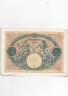 Billet De 50 Frans De 1922 .( Bleu Et Rose ) - 50 F 1889-1927 ''Bleu Et Rose''