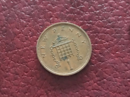 Münze Münzen Umlaufmünze Großbritannien 1 Penny 1974 - 1 Penny & 1 New Penny