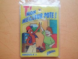 AUTOCOLLANT BANANIA BANAPOTE-- CHOCOLAT-- CEREALES, 2 Sujets Dans 1 Seul Emballage, Colonne2 - Schokolade