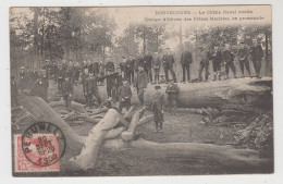 Bonsecours  Bon-Secours  Péruwelz   Le Chêne Raoul Abattu Groupe D'élèves Des Frères Maristes En Promenade - Péruwelz