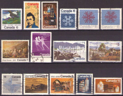 Canada 1971-1972 - ELIZABETH II - LOT - USED - Oblitérés