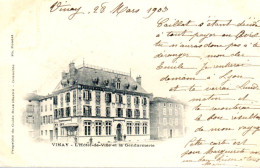 VINAY  -  L' Hôtel De Ville Et La Gendarmerie  -  Carte Au Dos Non Ivisé - Vinay