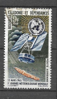 Timbre Oblitéré Nouvelle Calédonie,  PA N°79 YT, Journée De Météorologie Mondiale, Satellite, Carte - Used Stamps