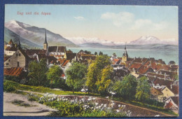 Zug - Panorama Mit Alpen - Zug