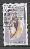 Timbre Oblitéré Nouvelle Calédonie,  PA N°115 YT, Coquillage, Strombus Vomer - Used Stamps