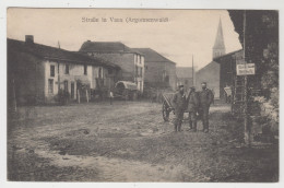 Vaux  Dep 02 Aisne     Strasse In Vaux (Argonnenwald) - Autres & Non Classés