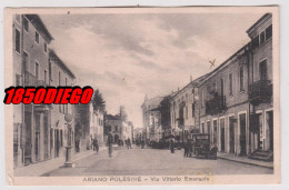 ARIANO POLESINE - VIA VITTORIO EMANUELE  F/PICCOLO  VIAGGIATA  ANIMAZIONE - Rovigo